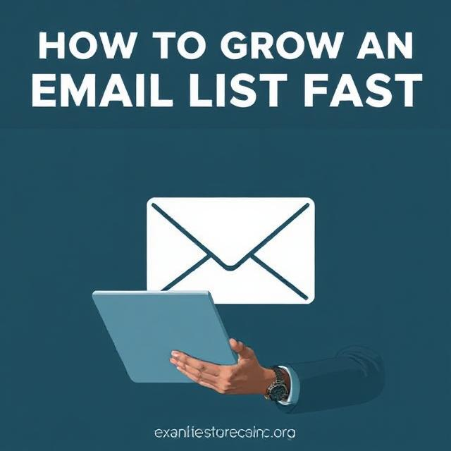 How To Grow An Email List Fast